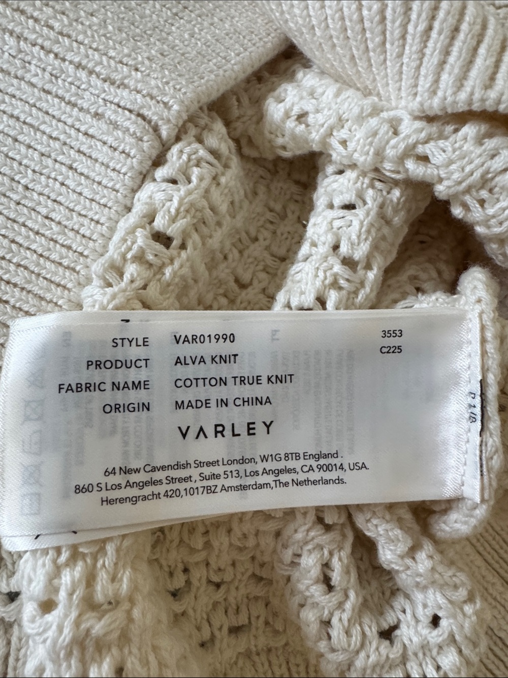 Varley Alva Knit Short Sleeve Sweater - Picture 10 of 10